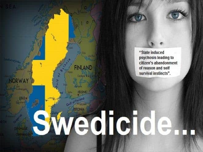 Globalists Promoting Genocide of Native Swedes