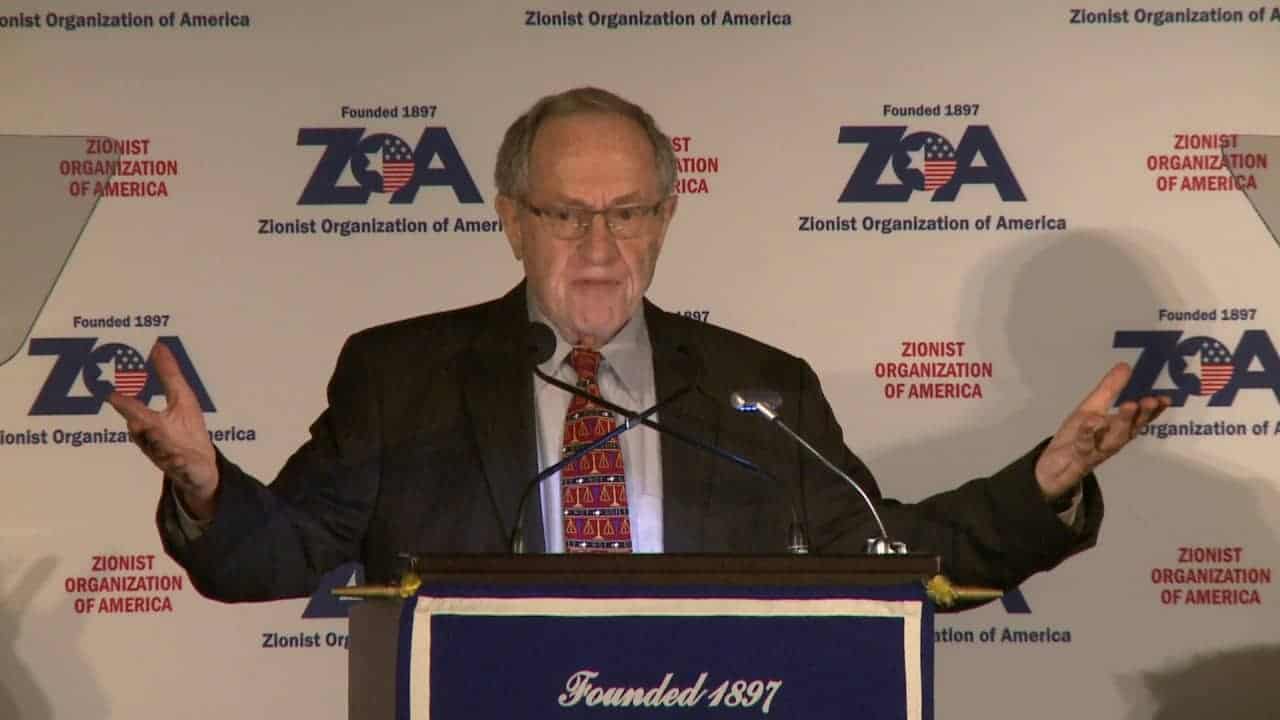 Alan Dershowitz: Jews Earned the Right to Rule the Goyim