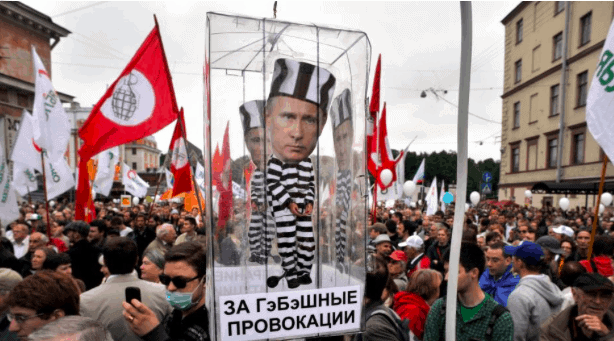 Mass Anti-Putin Protests Sweep Russia