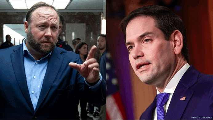 Alex Jones Confronts Smug Cuckservative Marco Rubio