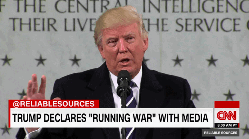Trump At War With Leftist Media
