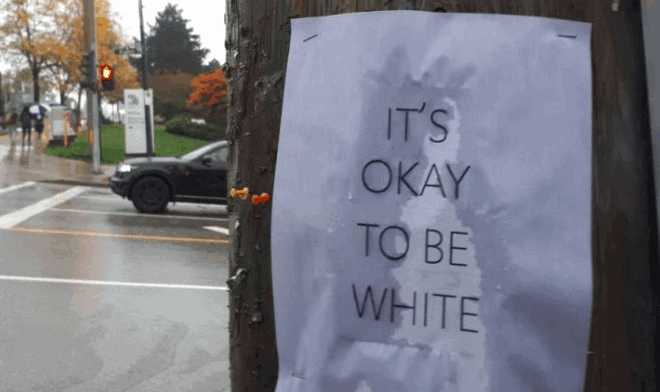Call to Action: It’s Okay to Be White Posters