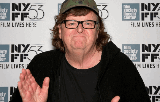 Triple-Chinned Blimp Democrat Shill Michael Moore Wants a Statue of Drunk Old Hag Nancy Pelosi