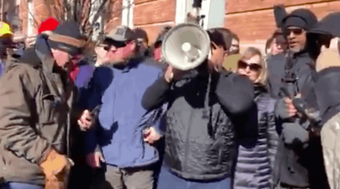 Jewish Racial Activist Alex Jonestein Invades Virginia Gun Rally to Push Hebraic Disinfo