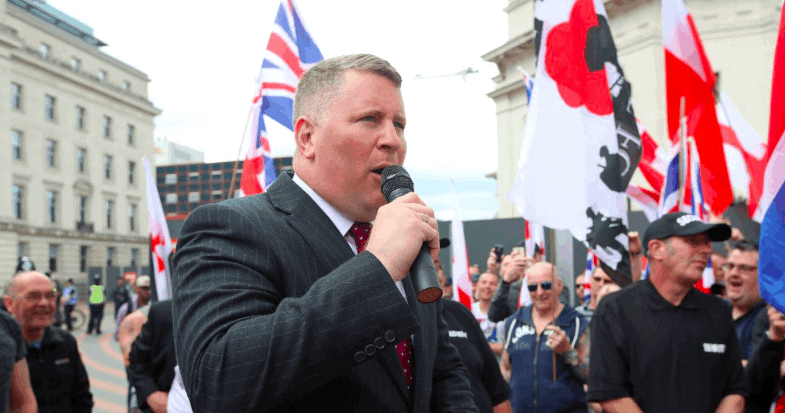 UK: Britain First Leader Arrested & Charged Under Terrorism Act