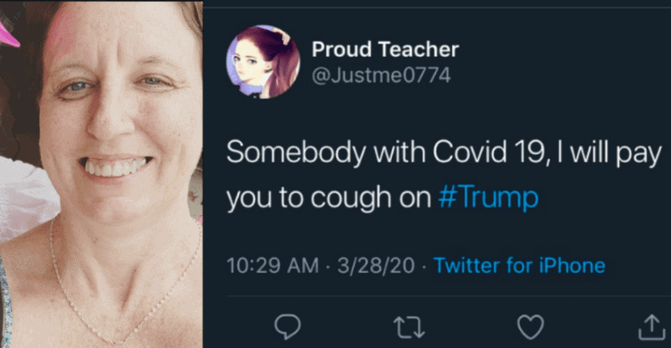 Evil Whore Offers to Pay Someone Infected With Chink Virus to Cough on Trump