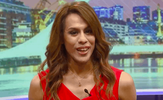 Argentina: First Ever Deviant Transsexual News Anchor Appears on TV Screens