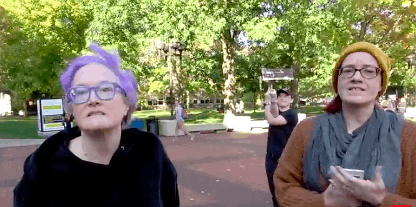 Pro-Abortion Satanists Shout Down Christians On College Campuses