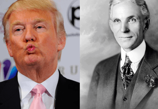 Trump is Dog Whistling to Us Again – Praises Henry Ford’s ‘Bloodline’ in Speech