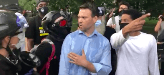 Alt-Light Journalist Jack Posobiec Shows Weakness & Gets Chased Out of DC Protest By Antifa Dweebs