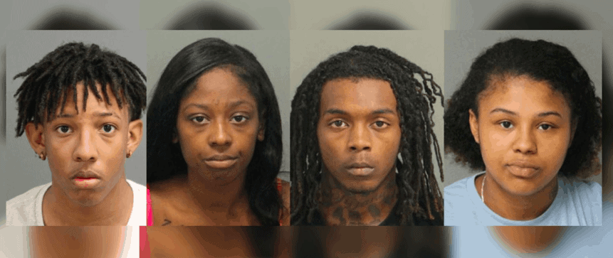 North Carolina: Four Black Savages Arrested in Connection With Murder of White Girl