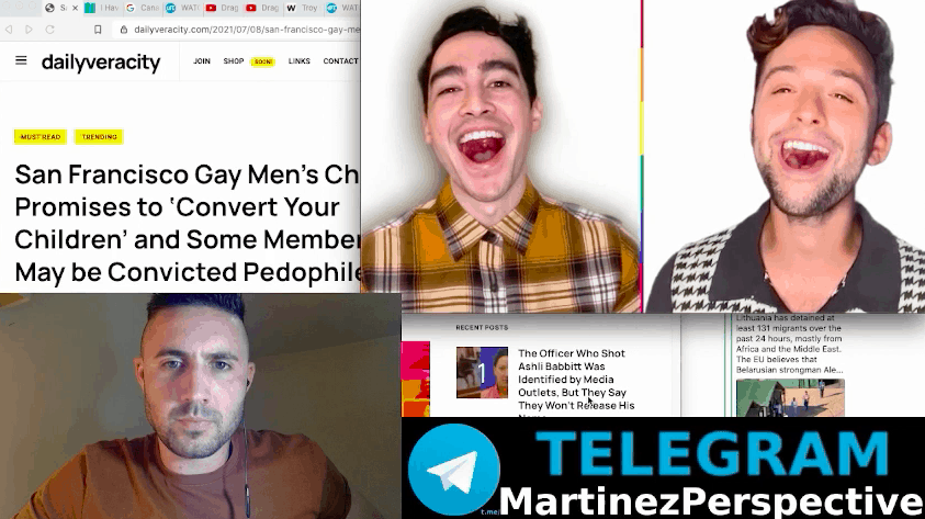 The Martinez Perspective (July 9, 2021): Aggressive Homos On the March, Segregation is Good & More