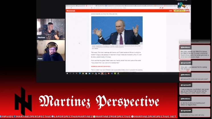 Sunday Roundup w/ Martinez & Howe (July 24, 2022) | Ep. 7: Putin ingratiates himself with brown world; the unions are woke too