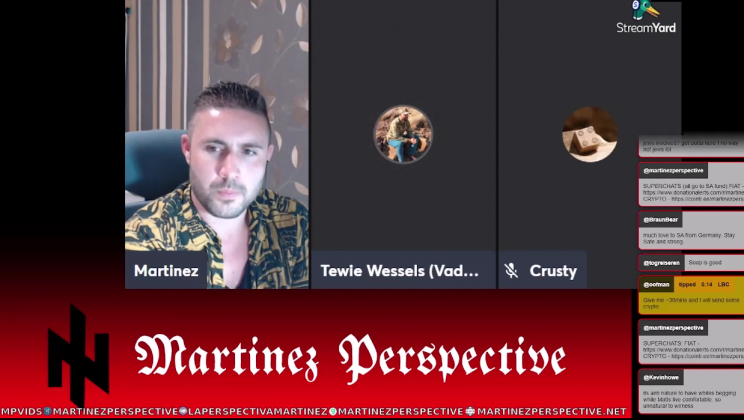 MartinezPerspective w/ Tewie & Crusty about situation in South Africa