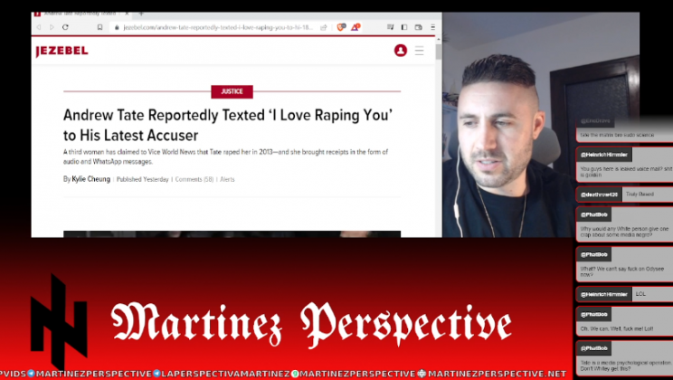 The Martinez Perspective (Jan. 12, 2023) | More Tate Accusers Come Forward; Some OMETV Trolling