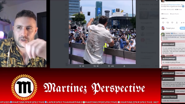 The Martinez Perspective (Feb. 20, 2023) | Ziggers host pro-Russia event in DC; Russian Oligarch Financed US Cannabis Industry; Anti-White Content Rife on Youtube; Some OMETV