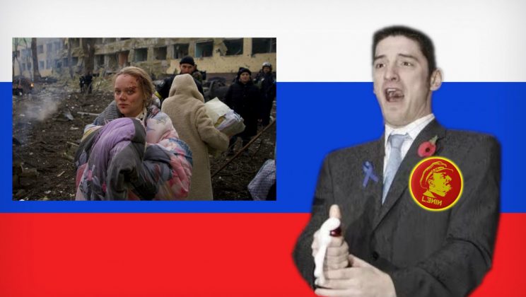 Russophile Collett Supports Putin’s White Genocide in Ukraine