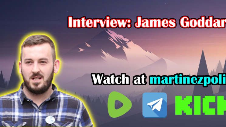 Live at 3PM EST / 9PM CET / 8PM UK with James Goddard